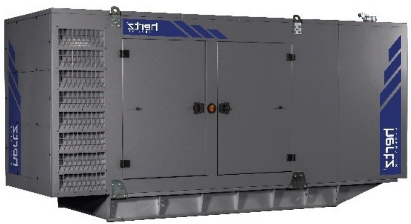 Дизельный генератор Hertz HG 500 PL в кожухе